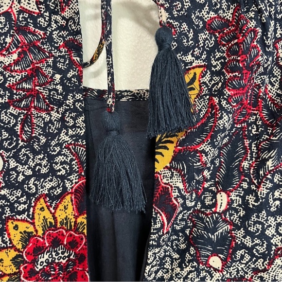 BOGO! Madewell Bali Blooms Baltic Block Print Cotton Dress XS - Picture 9 of 10